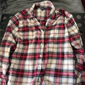 Casual Plaid Button-Down Shirt for Men